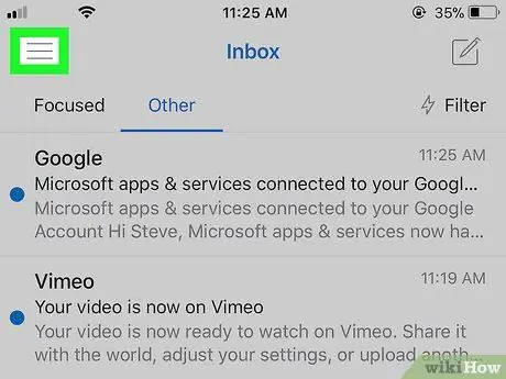 Een mailbox toevoegen in Outlook op iPhone of iPad Stap 2