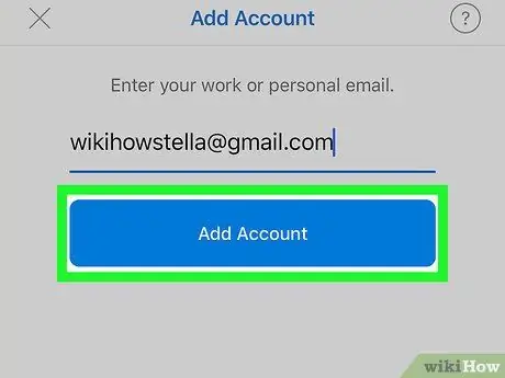 Добавить почтовый ящик в Outlook на iPhone или iPad Шаг 5