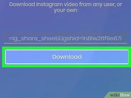 Shkarkoni video në Instagram në Android Hapi 22