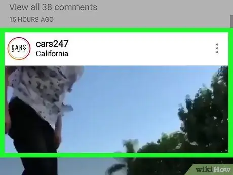 Preuzmite videozapise na Instagramu na Androidu Korak 3