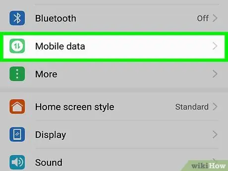 Samsung Galaxy -da Internetni almashish 2 -qadam