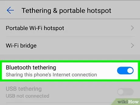 Ibahagi ang Internet sa Samsung Galaxy Hakbang 5