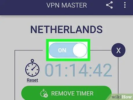 Inaktivera ett VPN på Android Steg 2