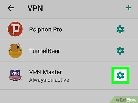 Deshabilite una VPN en Android Paso 7