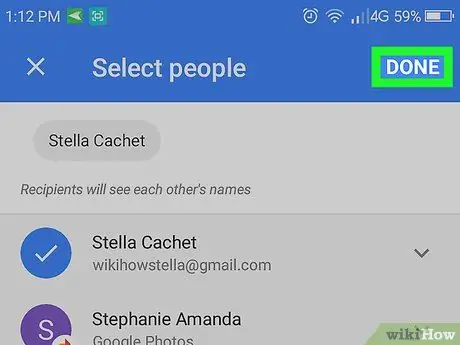 Send Photos from Android to iPhone Step 7