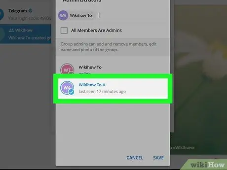 Machen Sie jemanden zum Admin bei Telegram Schritt 18