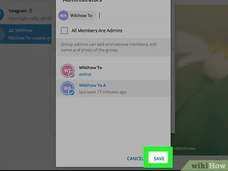 Machen Sie jemanden zum Admin bei Telegram Schritt 19