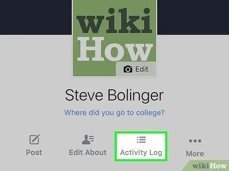 View Hidden Posts on Facebook Step 3