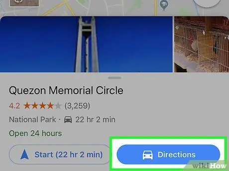 Mainiet maršrutu pakalpojumā Google Maps iPhone vai iPad ierīcē 15. darbība