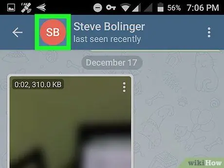 Rapporteer een Telegram-gebruiker op Android Stap 3