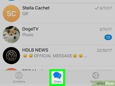 Únase a un canal de Telegram en iPhone o iPad Paso 2