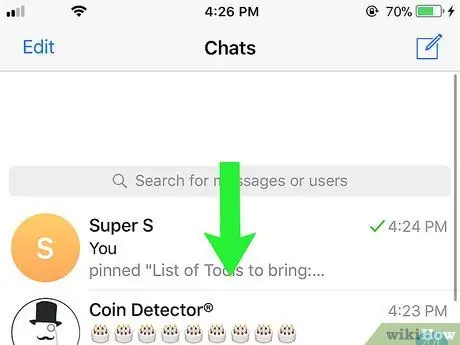 Pridružite se Telegram kanalu na iPhoneu ili iPadu Korak 3