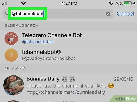 Bergabunglah dengan Saluran Telegram di iPhone atau iPad Langkah 7