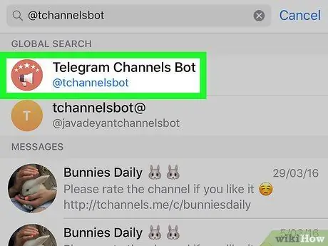 Gå med i en Telegram -kanal på iPhone eller iPad Steg 8