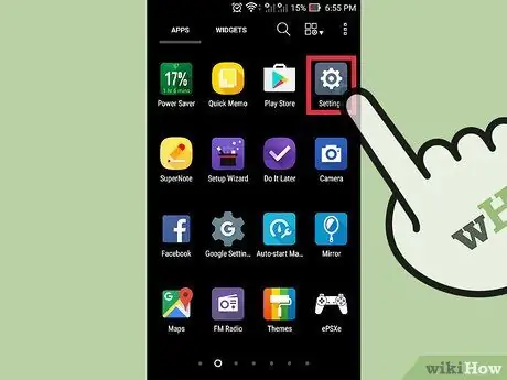 เปลี่ยนริงโทน Android ขั้นตอนที่ 1