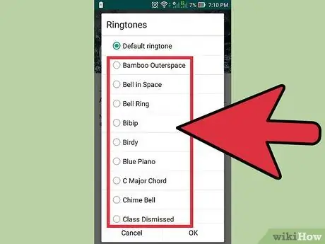 एक Android रिंगटोन चरण 21 बदलें