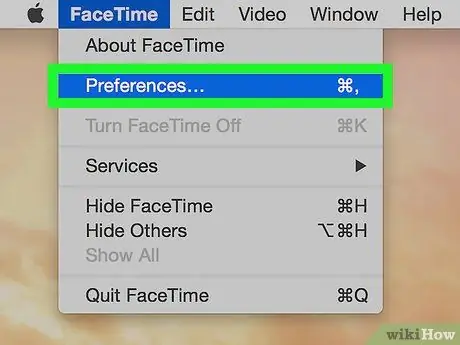 Configurer FaceTime Étape 12