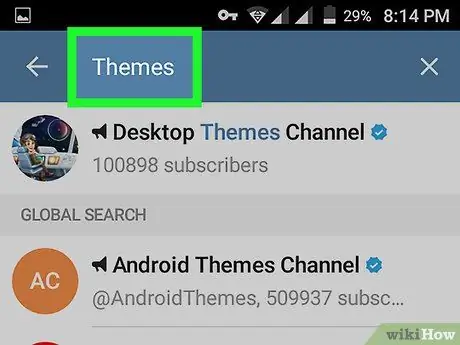 დააინსტალირეთ Telegram თემები Android– ზე ნაბიჯი 3