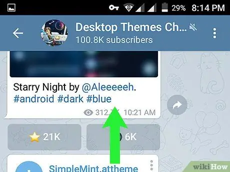 Android 5ке Telegram темаларын орнотуу 5 -кадам