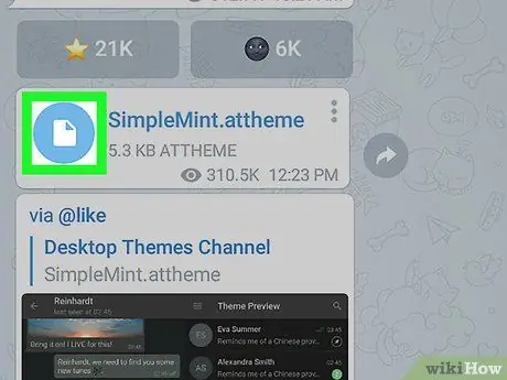 Android Adım 7'de Telegram Temalarını Yükleyin