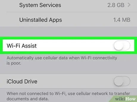Minska iPhone -dataanvändning Steg 3