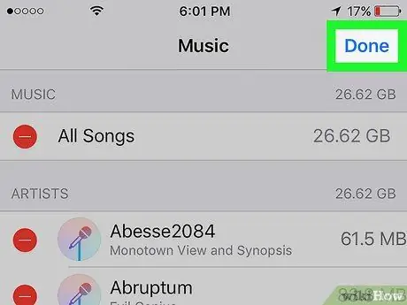 Delete Music on Your iPhone Step 10