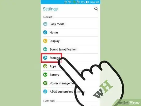 Periksa Penyimpanan Anda di Android Langkah 2