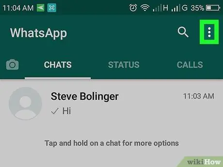 Deblokirajte se na WhatsApp -u na Android -u Korak 2