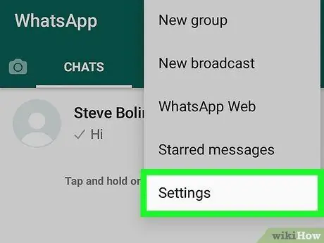 قفل کردن خود را در WhatsApp در Android مرحله 3 باز کنید