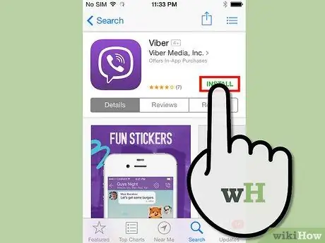 Utilitzeu Viber Pas 1