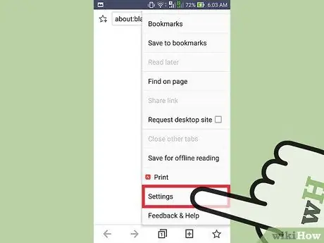 Borrar archivos temporales de Internet en dispositivos Android Paso 9