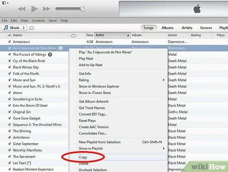 संगीत को iTunes से Android में स्थानांतरित करें चरण 3