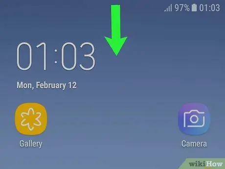 Включите мобильные данные на Samsung Galaxy Step 1