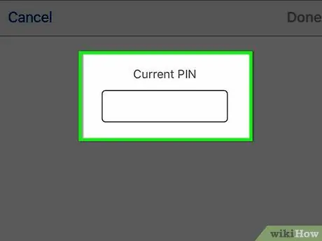 Измените PIN-код SIM-карты на iPhone Шаг 5