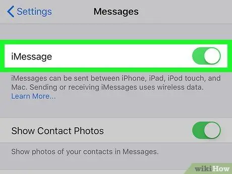 IMessage 7 -qadamda telefon raqamingizni o'zgartiring