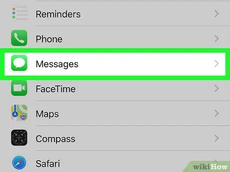 Verander u telefoonnommer op iMessage Stap 3