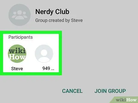 Присъединете се към група в WhatsApp на Android Стъпка 5