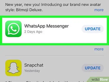 Ažurirajte WhatsApp na iPhoneu ili iPadu Korak 3