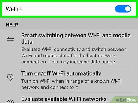 Kapcsolja be a WiFi hívást az Android 6. lépésében