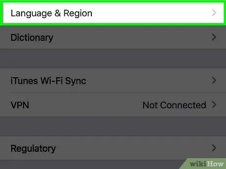 Ändern Sie die Region eines iPhone Schritt 3