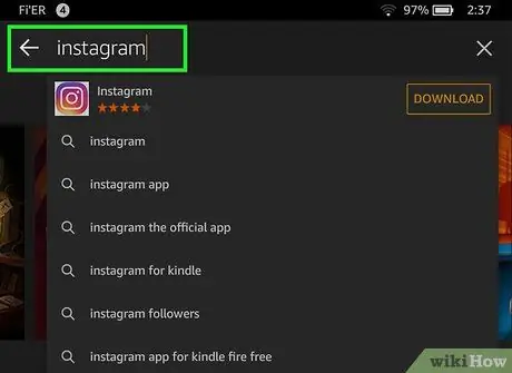 Kindle Fire HD Adım 3'te Instagram'ı Alın