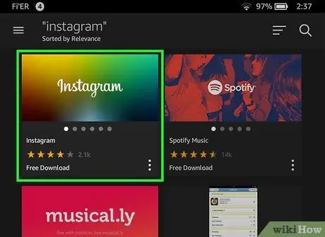 Ստացեք Instagram ձեր Kindle Fire HD- ում Քայլ 4