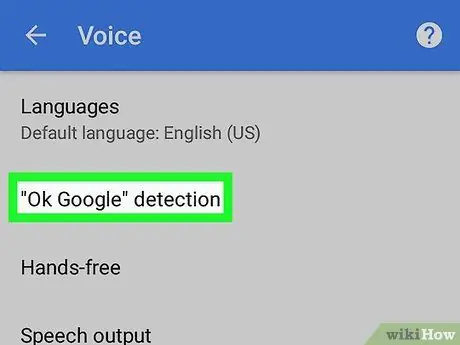 'Deaktivujte hlasové vyhľadávanie „Ok Google“v systéme Android Krok 5