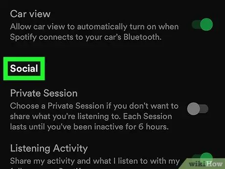 Paslēpiet nesen atskaņotos izpildītājus vietnē Spotify operētājsistēmā Android 9. darbība