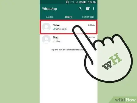 WhatsApp -da xabar o'qilganligini biling 3 -qadam