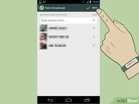 Send a Broadcast Message on WhatsApp Step 5