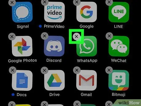 Copot pemasangan WhatsApp di iPhone atau iPad Langkah 2