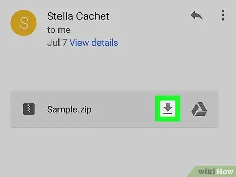 Mở tệp đính kèm trong Gmail trên Android Bước 4