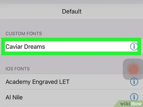 Ändern Sie die Schriftart auf dem iPhone Schritt 19