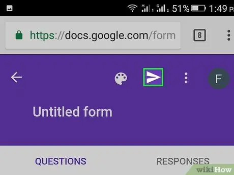 Krijoni një Formular Google në Android Hapi 17